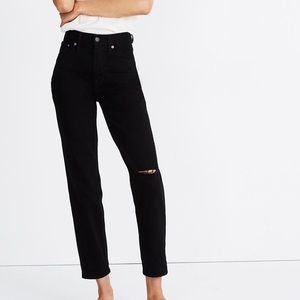 Madewell perfect vintage jean in Stone Black